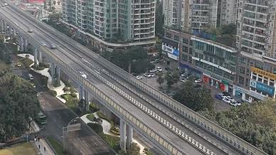 城市建筑高架桥重庆视频的预览图